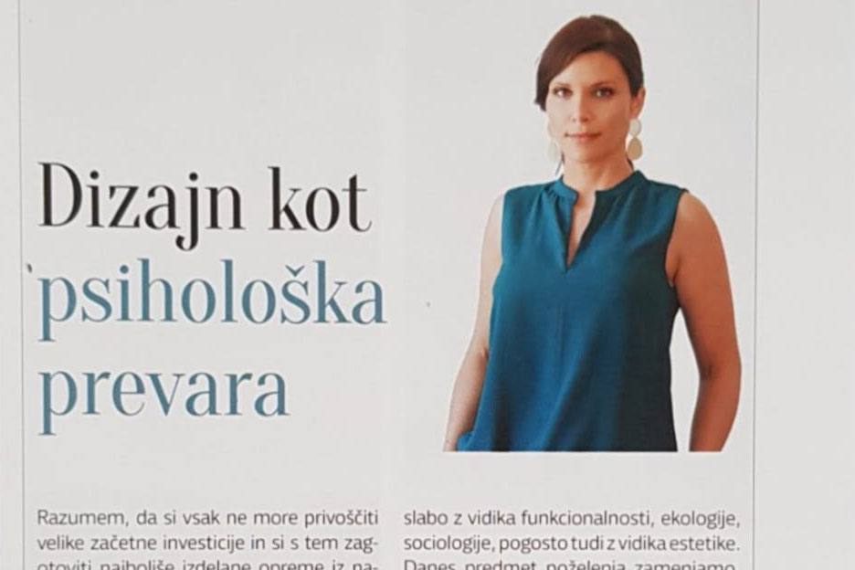 DIZAJN KOT PSIHOLOŠKA PREVARA 1